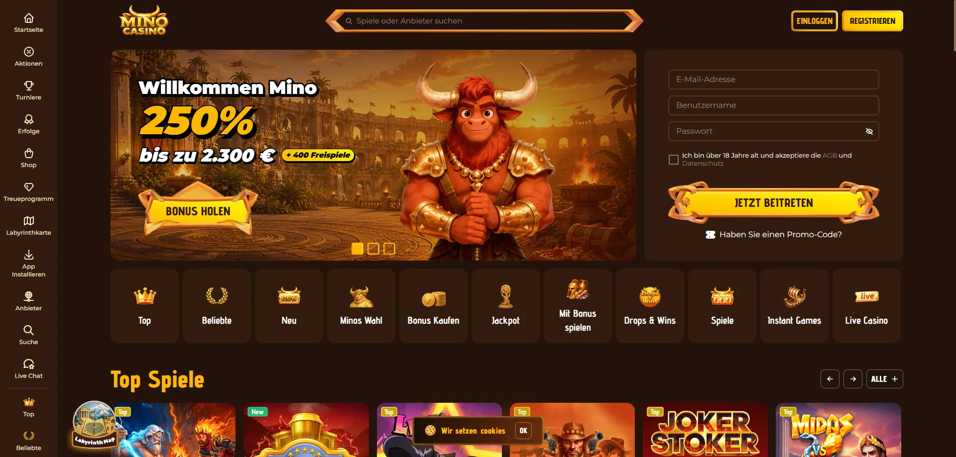 Mino Casino casinò online — panoramica giochi e bonus 2026